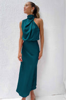 Violeta | Vestido Drapeado Sahara