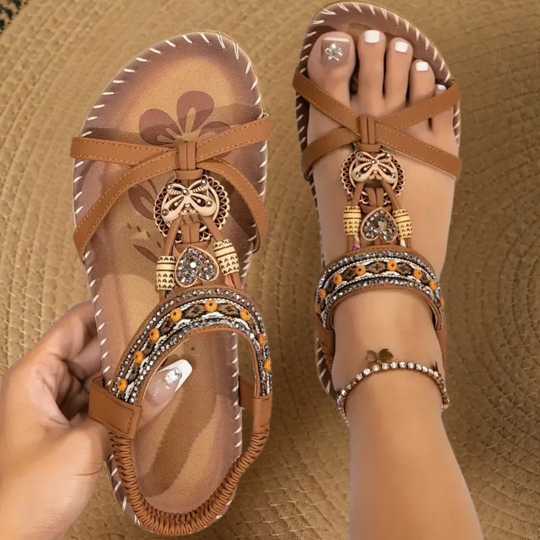Nadia | Sandales style Ibiza alliant confort et élégance