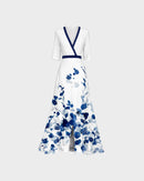 Pilar | Robe longue élégante avec décolleté plongeant