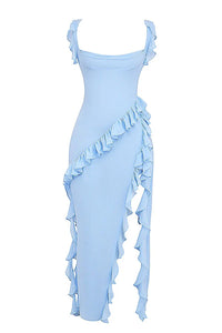 Ariela | Vestido Largo Con Volantes