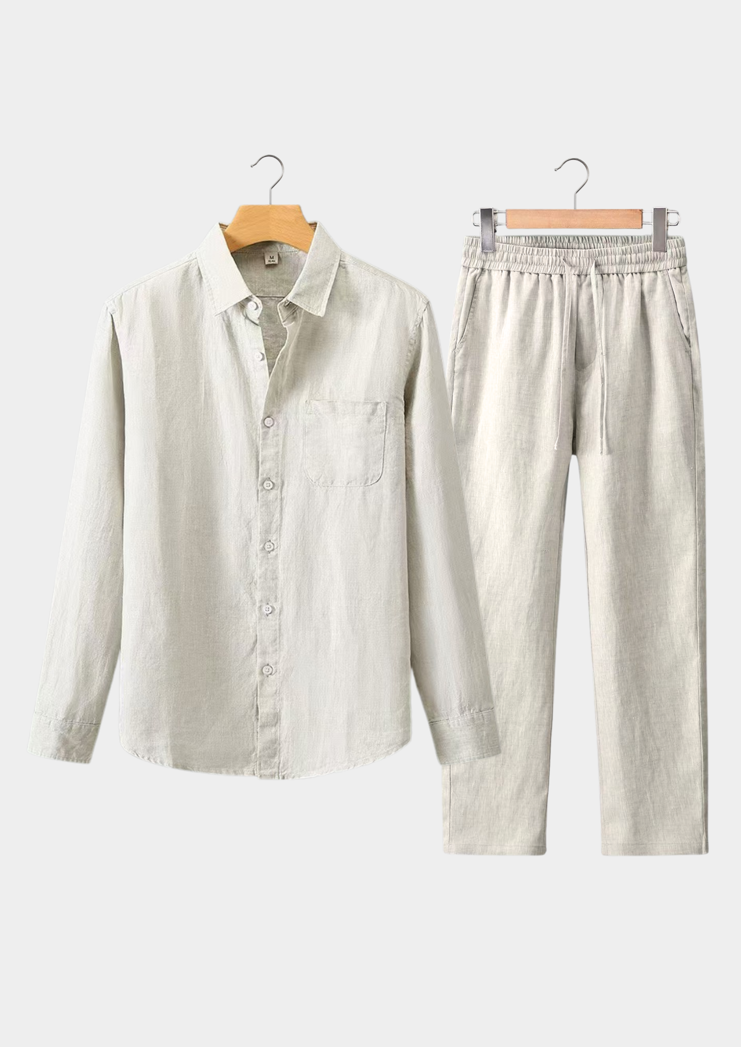 DOLCEVITA CONJUNTO DE VERANO DE MANGA LARGA - BEIGE