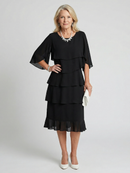 Brent | Robe midi à volants