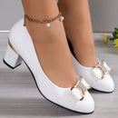 Evelyn™ | Tacones clásicos con lazo