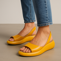 Avenelle - Sandalias ortopédicas con plantilla acolchada