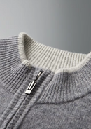 Cárdigan merino cremallera