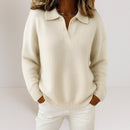 Olivia™ | Suéter de punto suave con cuello