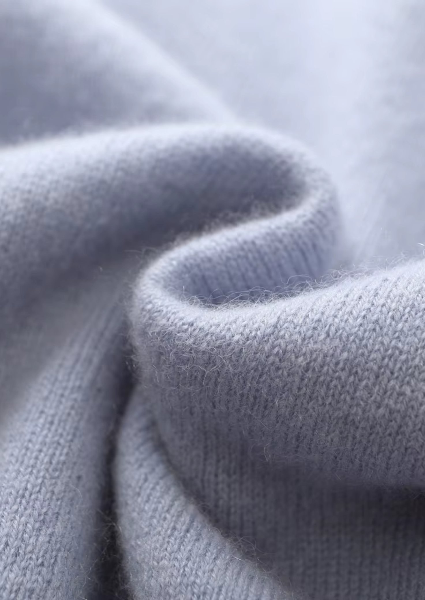 Cardigan de lana con cremallera