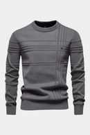 Suéter con patrones de rombos