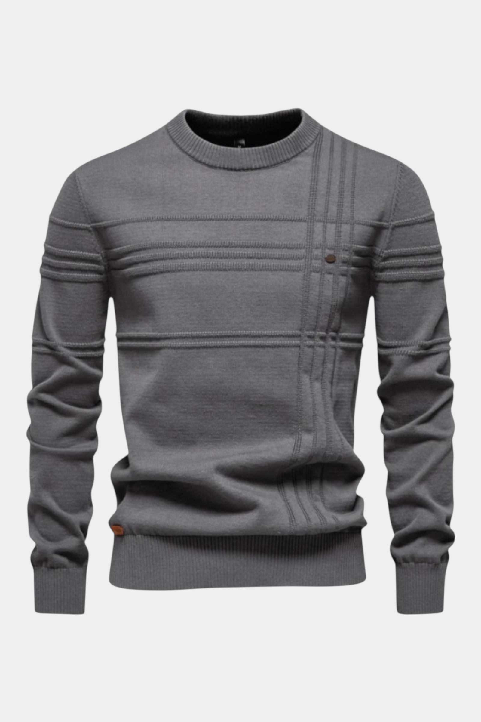 Suéter con patrones de rombos