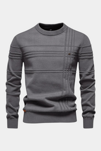 Suéter con patrones de rombos