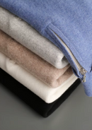 Polo de lana con media cremallera - Tejido premium, comodidad diaria