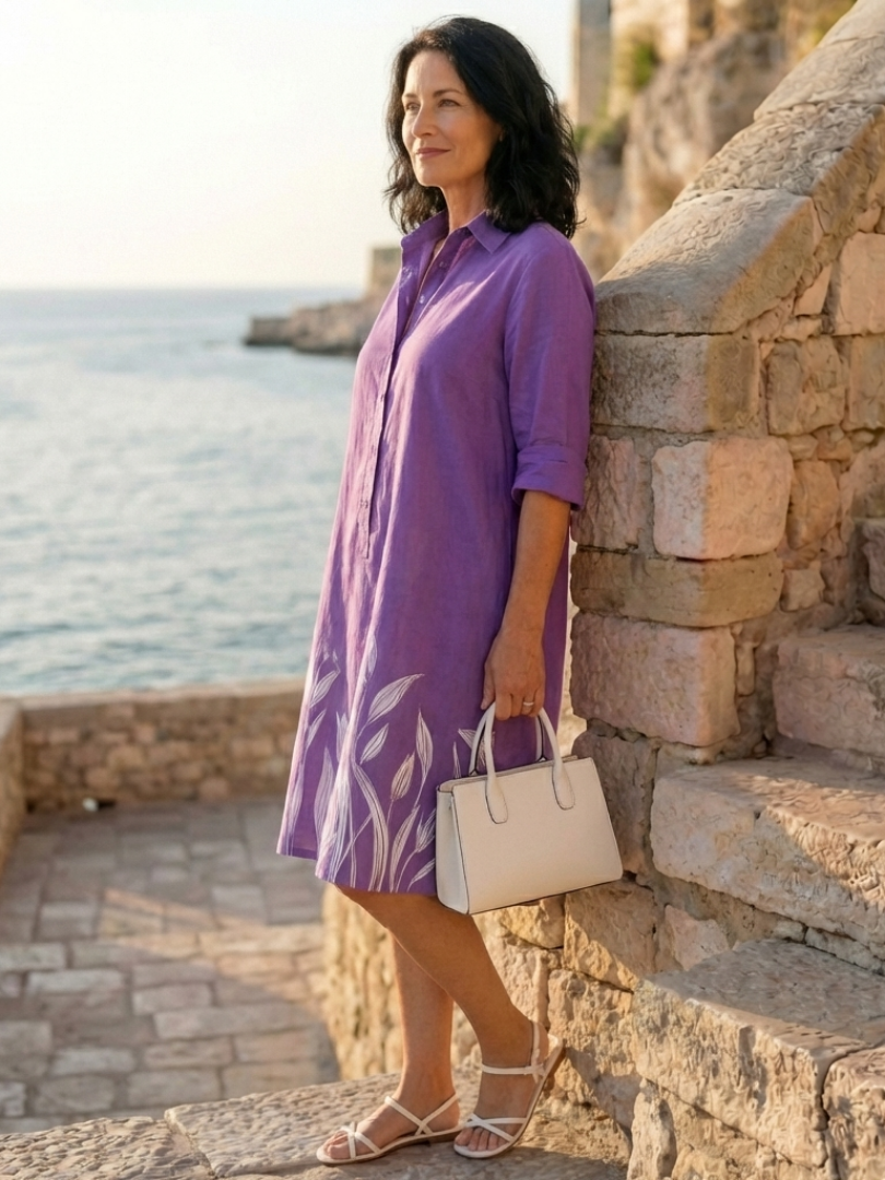 Galatée | Robe pour une promenade vespérale dans le jardin