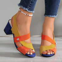 Elara™ | Tacones Cómodos con Tiras Cruzadas