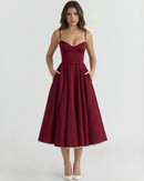 Selene | Falda midi vaporosa