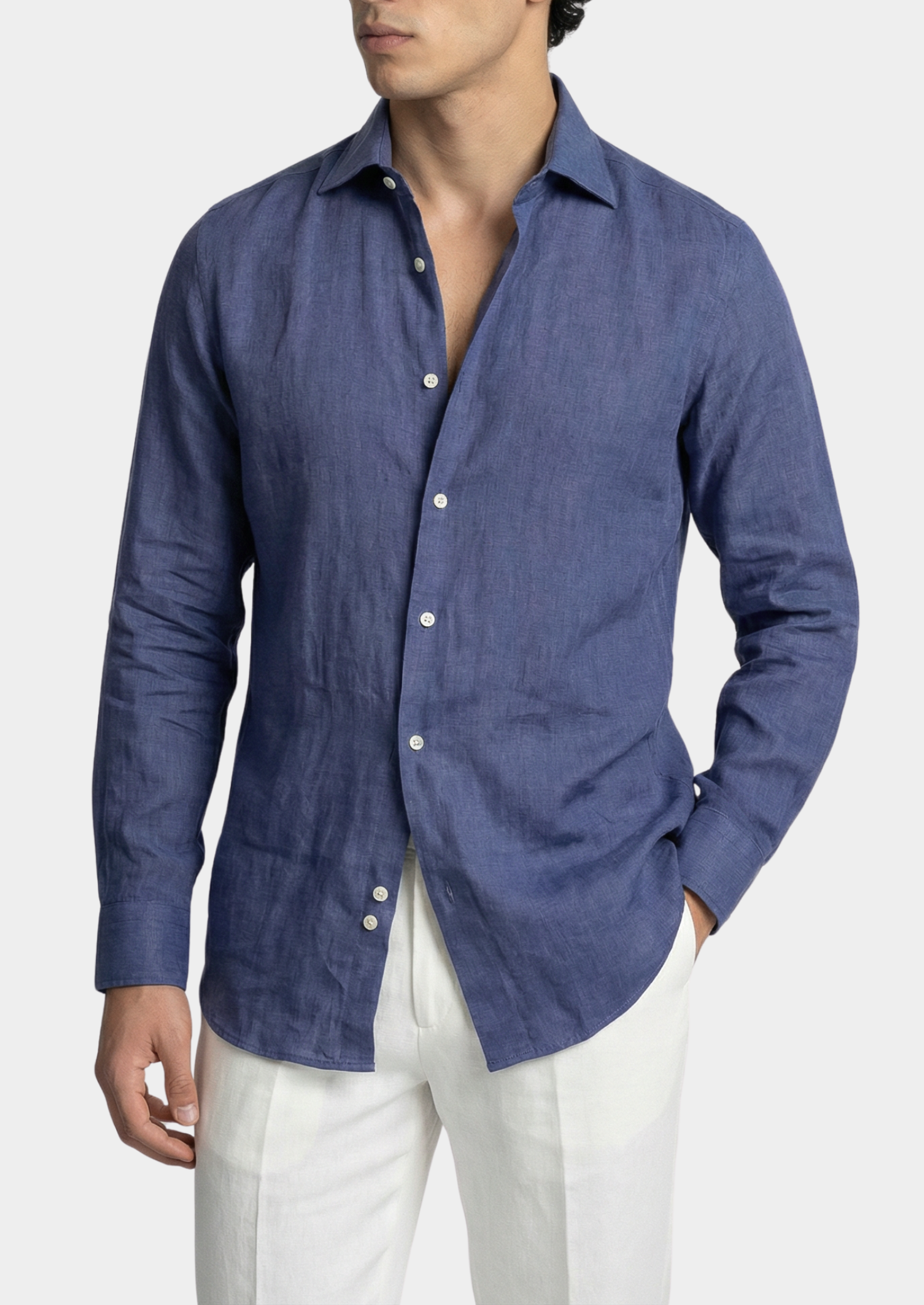 Camisa costera Portofino - Azul