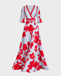 Pilar | Robe longue élégante avec décolleté plongeant