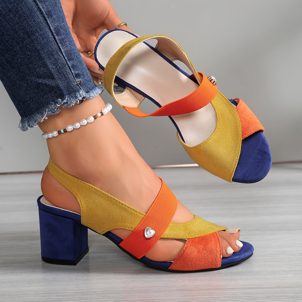 Linda™ | Tacones de bloque ortopédicos