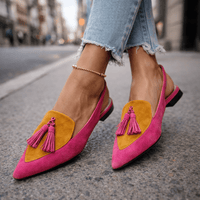 Claire | Sandales à Brides et Pompons