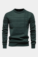 Suéter con patrones de rombos