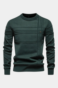 Suéter con patrones de rombos