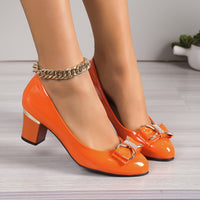 Evelyn™ | Tacones clásicos con lazo