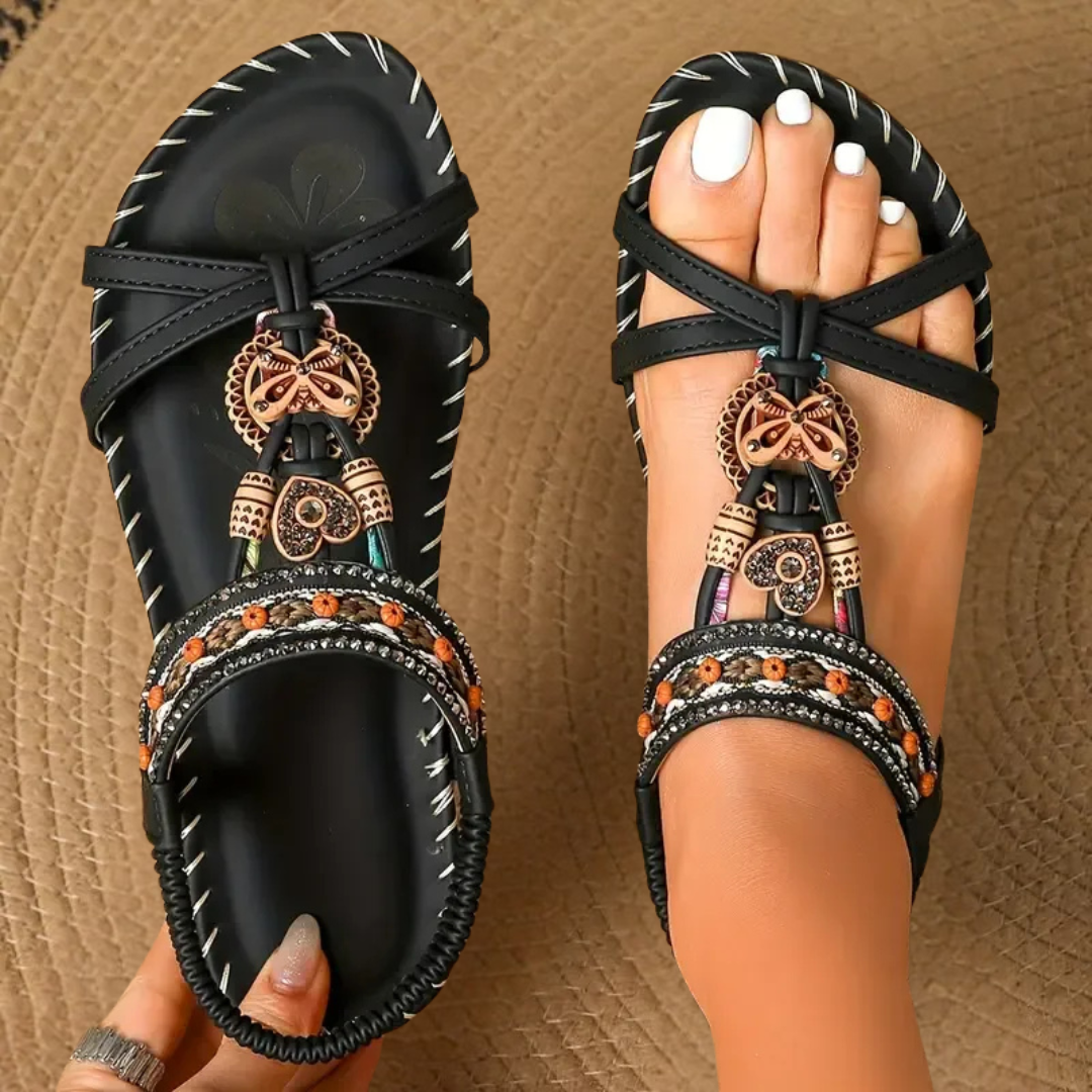 Nadia | Sandales style Ibiza alliant confort et élégance