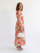 Althea | Vestido maxi floral de manga larga