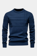 Suéter con patrones de rombos