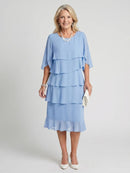 Brent | Robe midi à volants