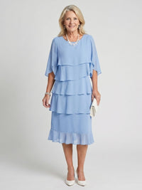 Brent | Robe midi à volants