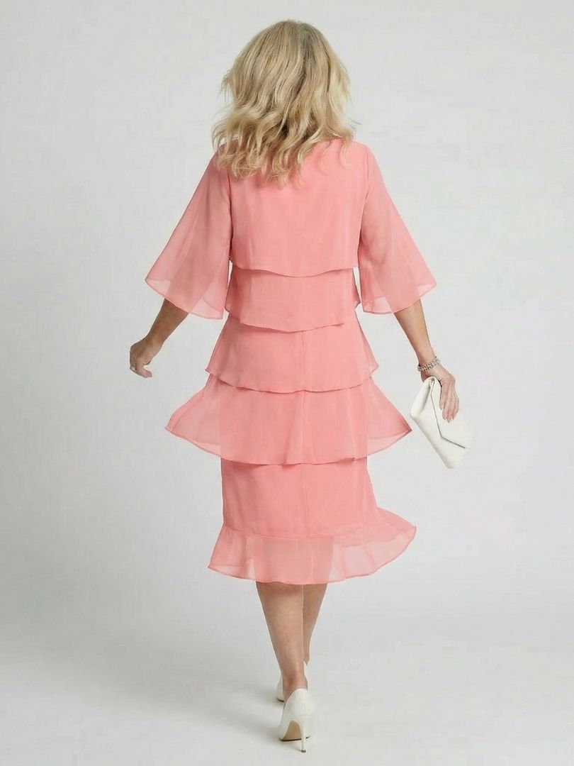 Brent | Robe midi à volants