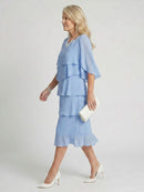 Brent | Robe midi à volants