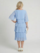 Brent | Robe midi à volants