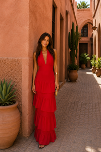 Vestido Manila en rojo