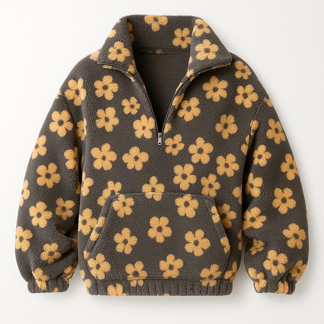 DAISY - FORRO POLAR FLORAL