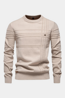 Suéter con patrones de rombos