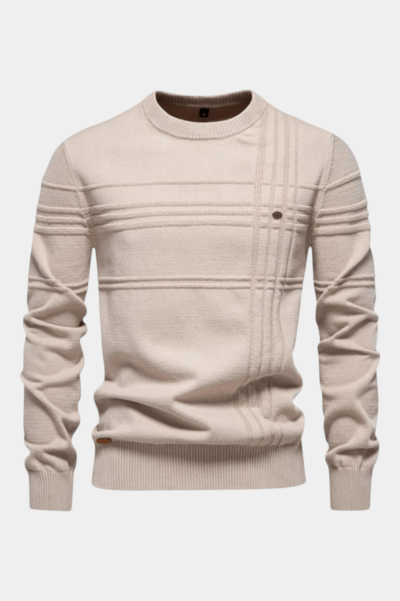 Suéter con patrones de rombos