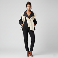 Anna | Chaqueta de Entretiempo con Cuello Doblado Estilo "Drapeado"