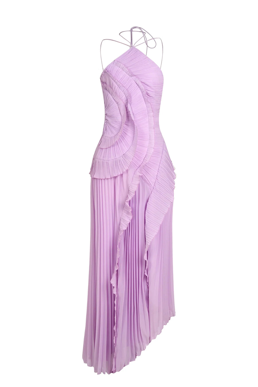 Eliza | Robe longue élégante à volants pour femme