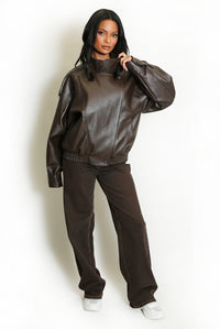 Jimena | Chaqueta de cuero Uptown