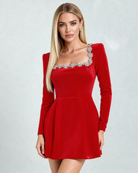 Celeste | Vestido cristal