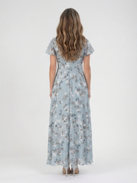 Montserrat | Robe longue en mousseline florale