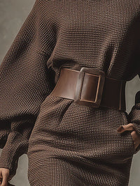 Salma | Vestido corto de punto