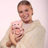 Oso eterno y collar personalizado