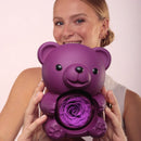 Oso eterno y collar personalizado