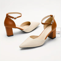 Marielle™ | Tacones con tiras bicolores