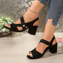 Elara™ | Tacones Cómodos con Tiras Cruzadas