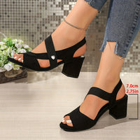 Elara™ | Tacones Cómodos con Tiras Cruzadas