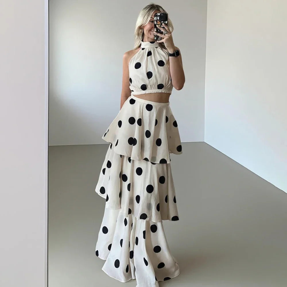 Luna | Ensemble à pois Élégance intemporelle