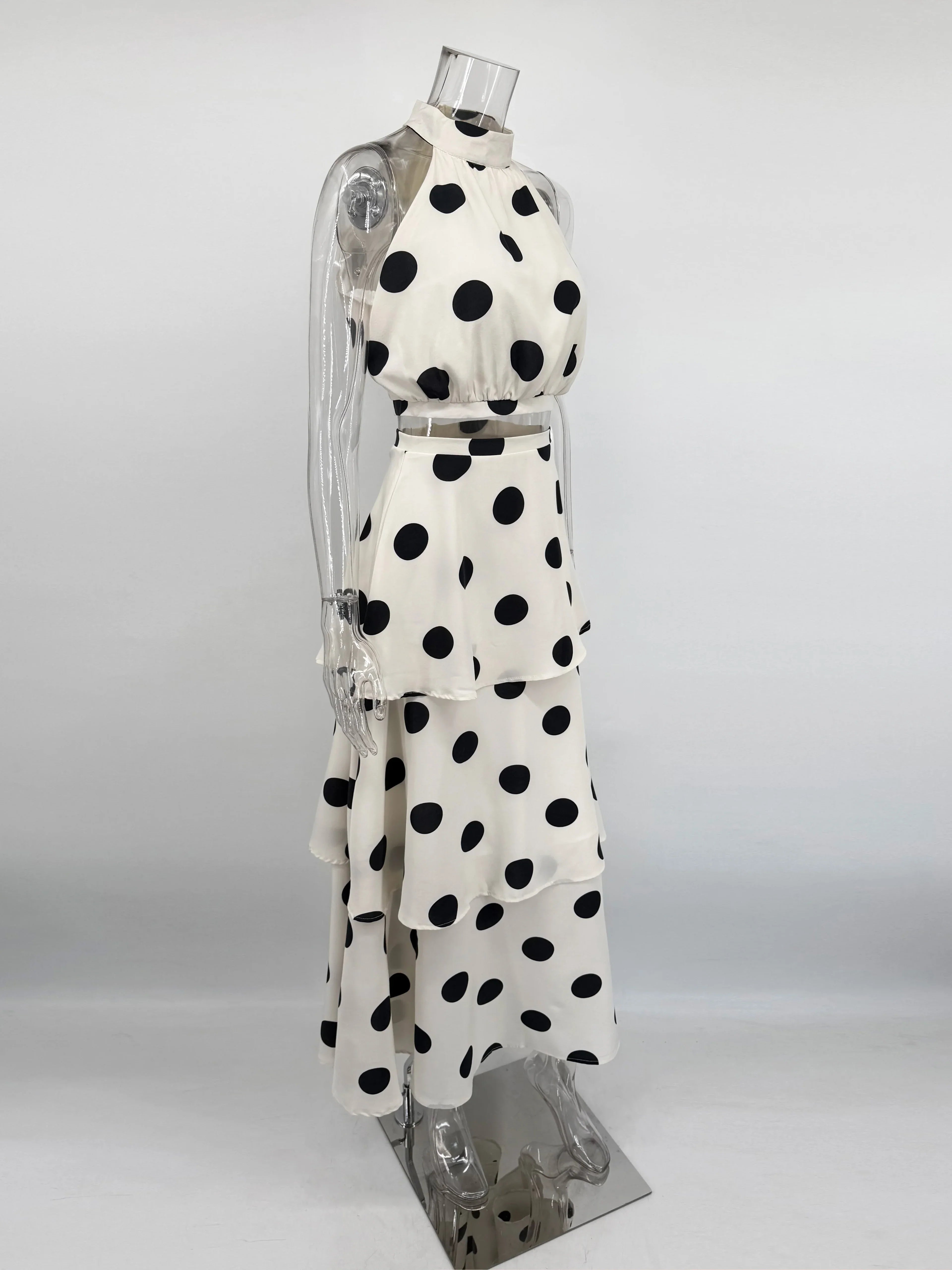 Luna | Ensemble à pois Élégance intemporelle